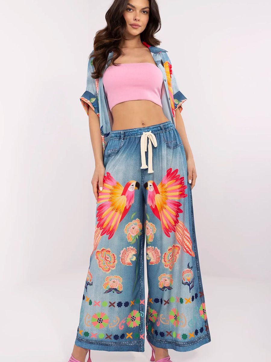 Viscose trousers from Italy Moda