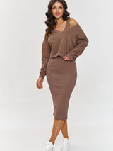 Ribbed dress