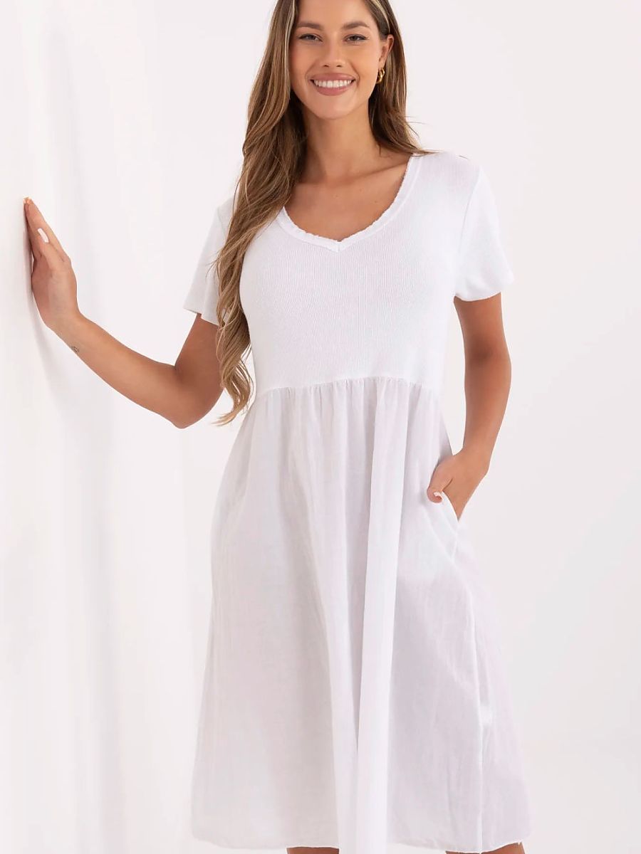 Ribbed dress from Italy Moda