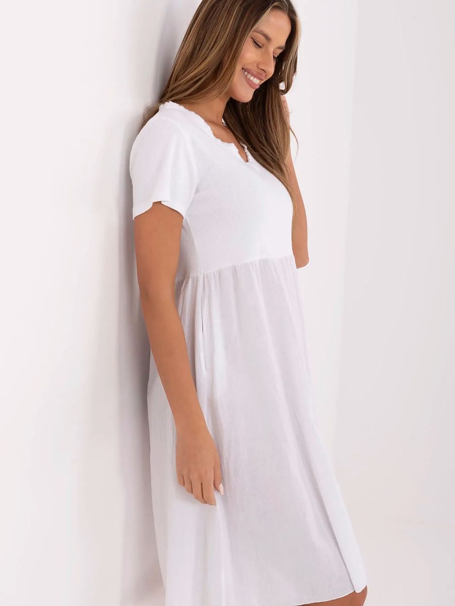 Ribbed dress from Italy Moda