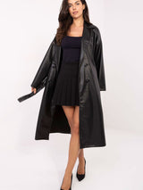 Leather coat