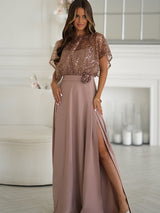 Sequin evening dress