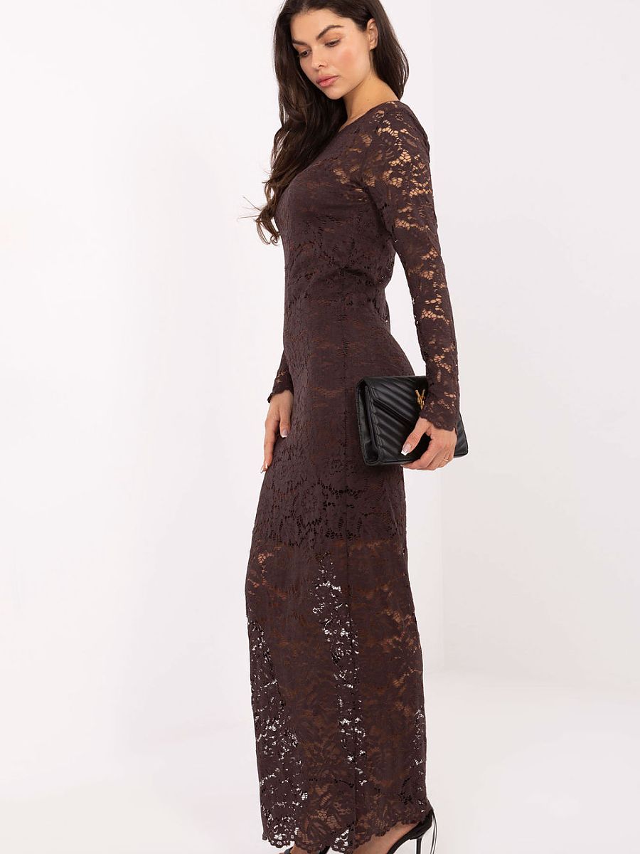 Lace evening dress
