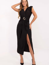 Wrap evening dress