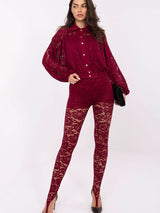 Lace leggings from Italy Moda