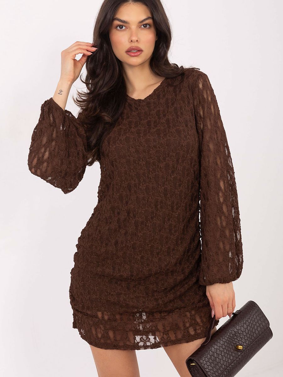 Lace evening dress