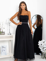 Tulle evening dress