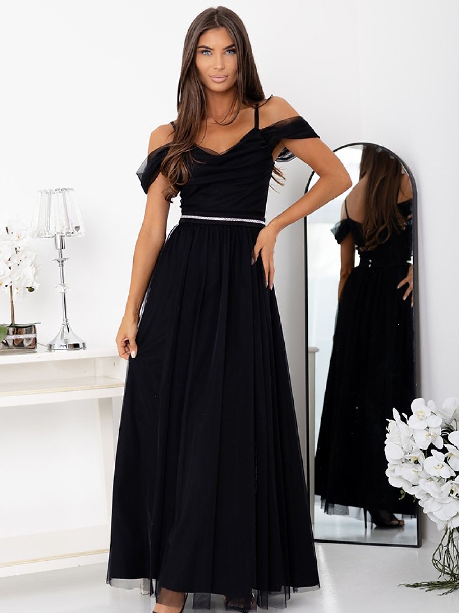 Tulle evening dress