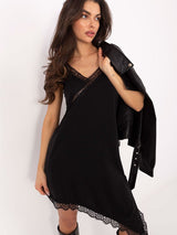 Lace evening dress