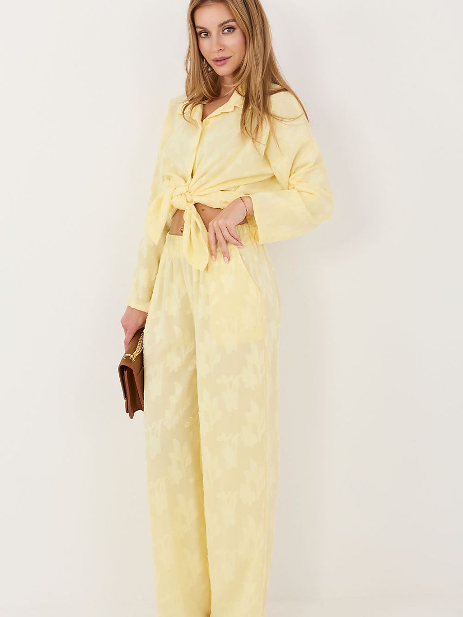 Textured trousers from Rue Paris