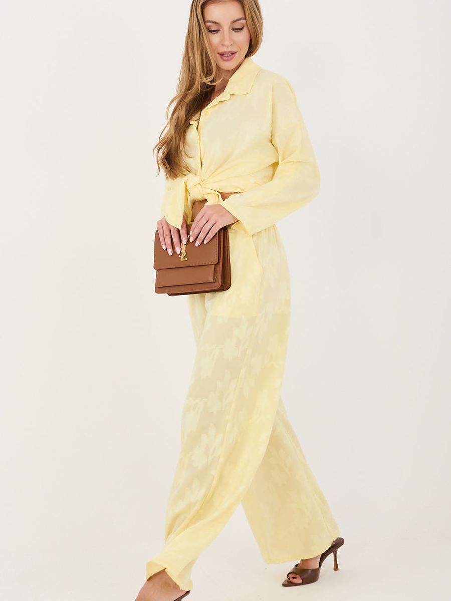 Textured trousers from Rue Paris