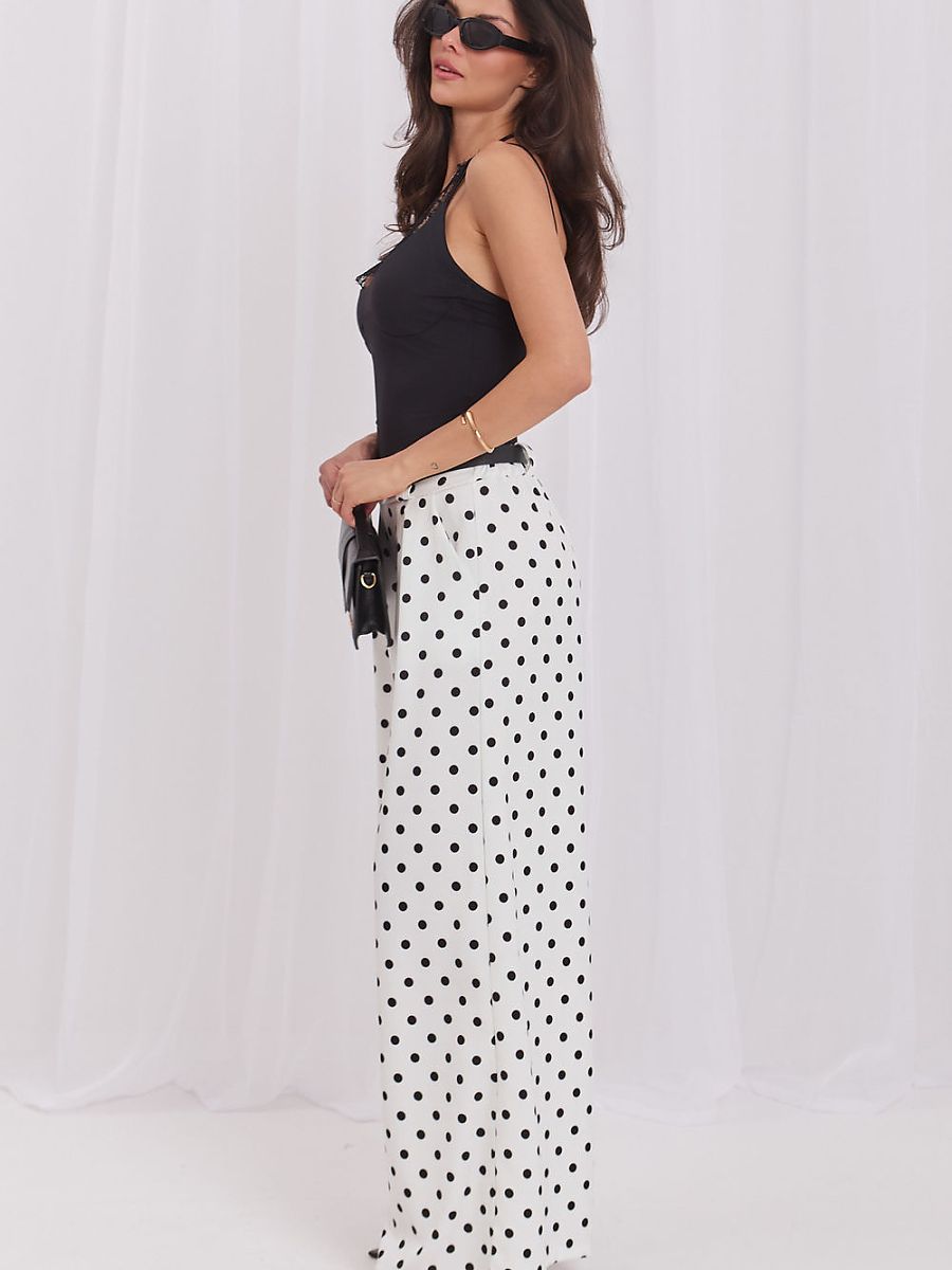 Polka dot trousers