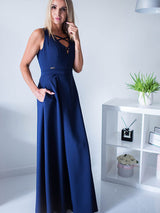 Fitted evening dress