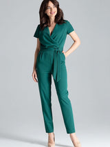 Draped playsuit