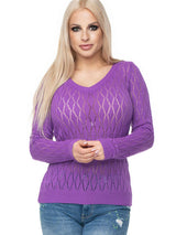 Openwork jumper