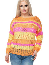 Openwork jumper