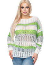 Openwork jumper
