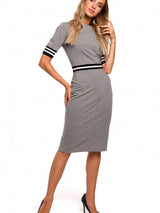 Ribbed dress from Moe
