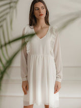Chiffon cocktail dress
