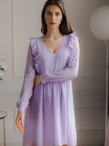 Chiffon cocktail dress