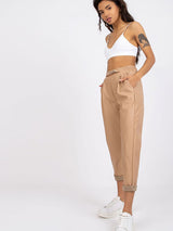 Leather trousers from Italy Moda