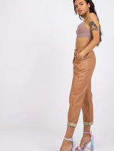 Leather trousers from Italy Moda