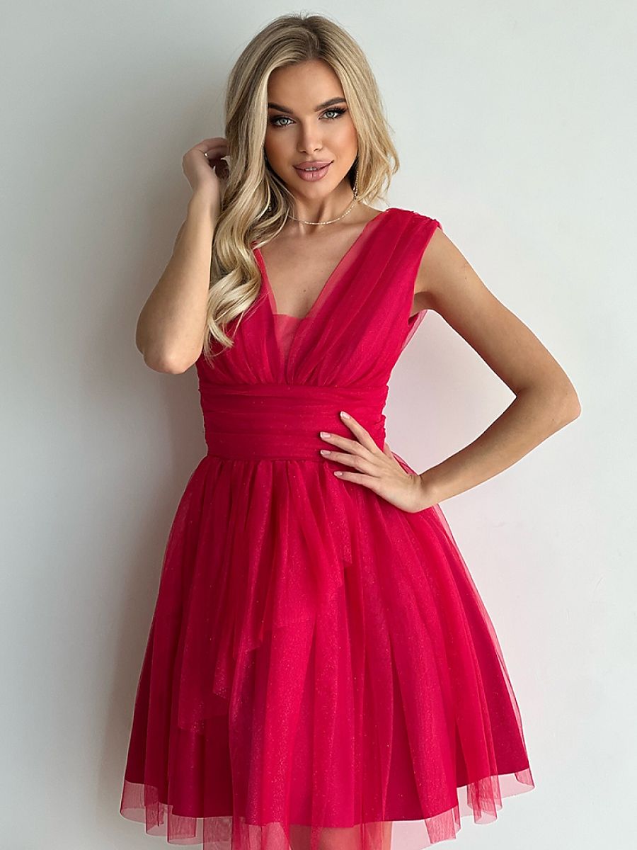 Tulle evening dress