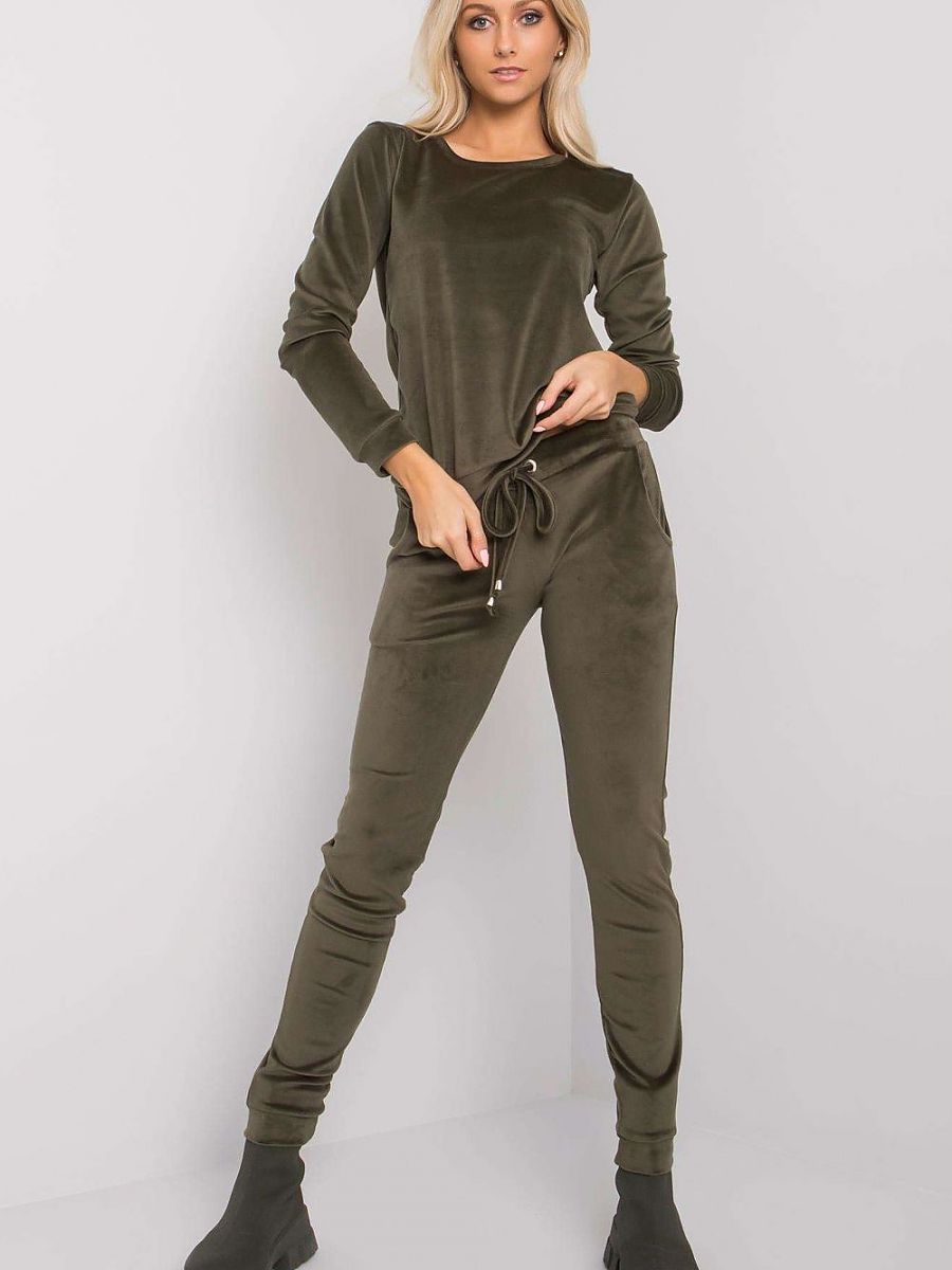 Velour trousers