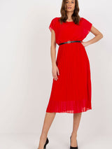 Pleated cocktail dress