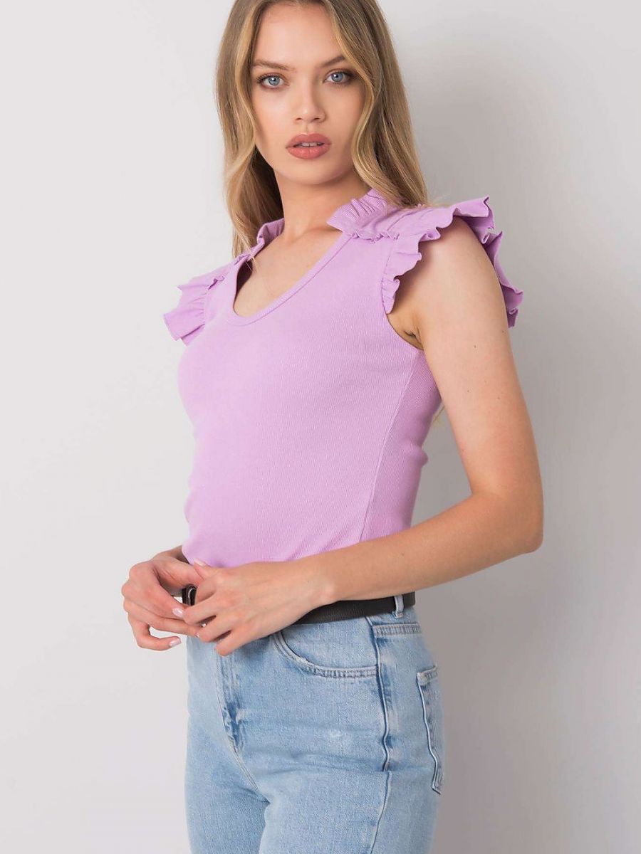 Ribbed blouse from Calben