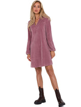 Velour dress from Moe