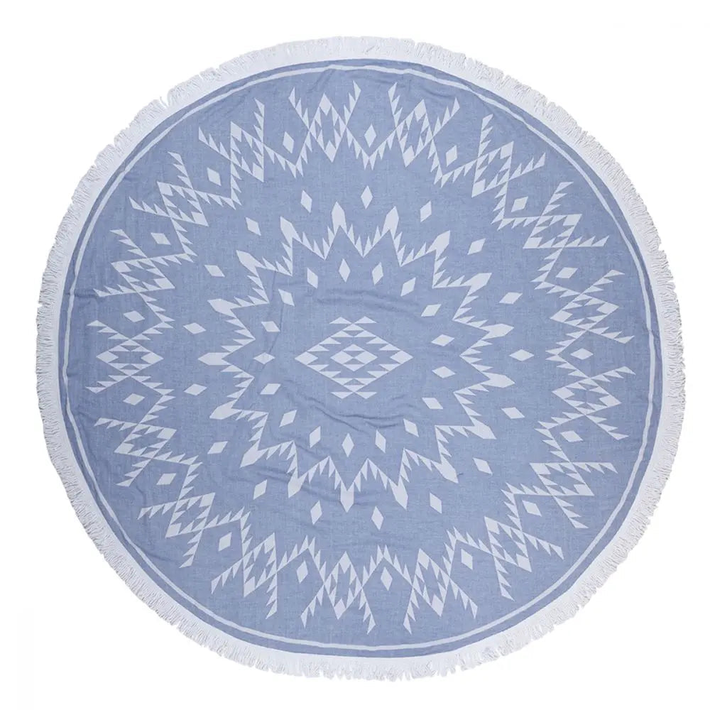 Rund badhandduk för hamam - Kilim